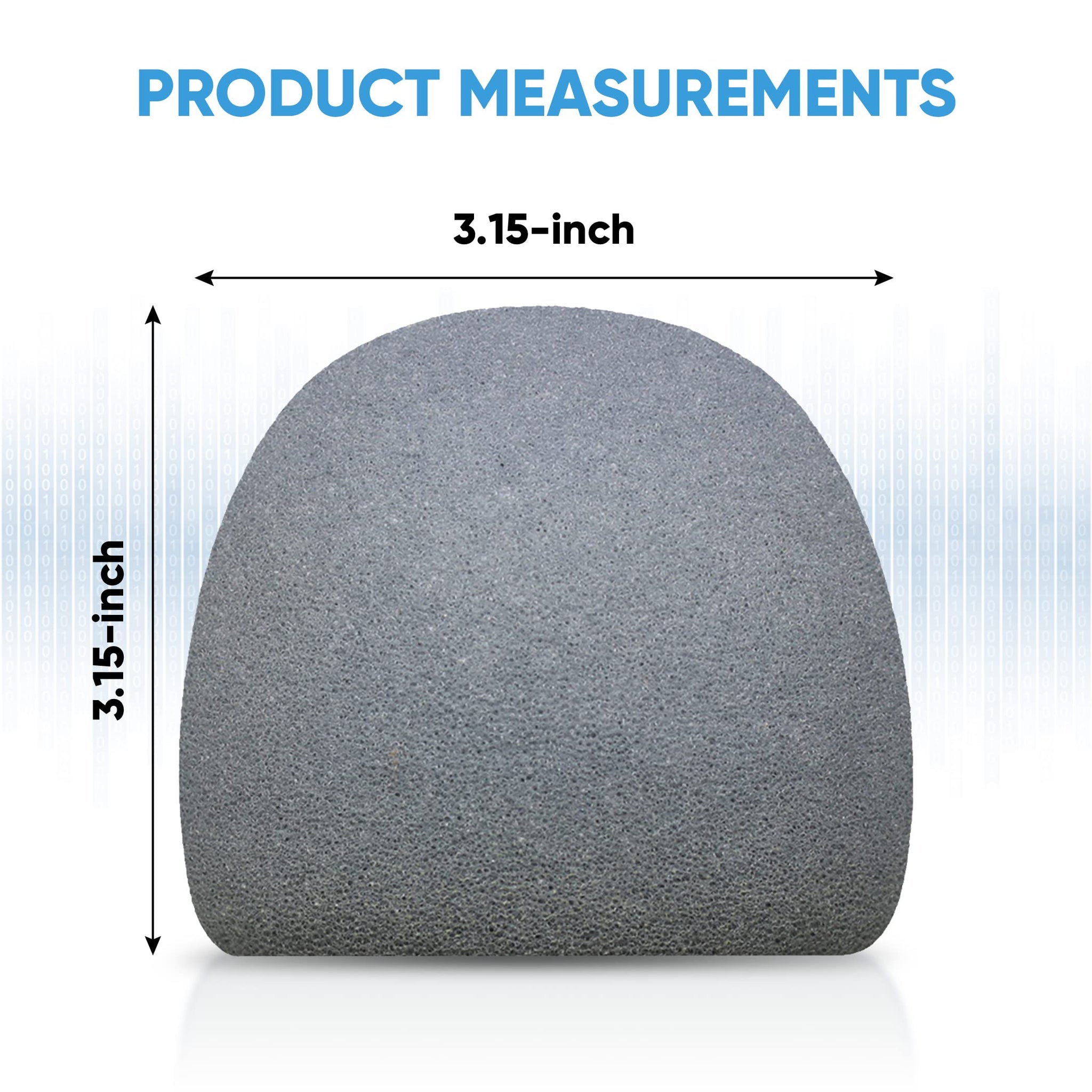 Professional Foam Windscreen for Blue Yeti - Covers Other Large Microphones, such as MXL, Audio Technica and Many More - Quality