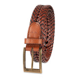 Dockers MenS 30Mm GlazedTop Braided Belt Tan/38 Ad
