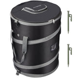 AUTOMATTERS Pop-Up Trash Bin with Removable Divider, Heavy Duty Bottom, Collapsible Storage for Camping, Laundry, Storage and Ga