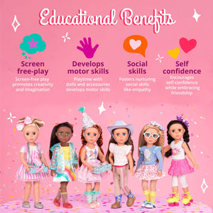 Glitter Girls - GG Hair Play Set - Hair Styling Accessories for 14-inch Dolls - Toys, Clothes and Accessories for Girls 3-Year-O