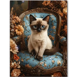 igoodom Diamond Art Kits for Adults, Cat Diamond Art Kits, Full Drill Round Cat Diamond Painting Kits, DIY Gem Art and Crafts fo