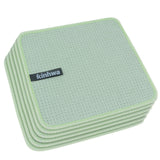 KinHwa Waffle Microfiber Dish Cloths Green Kitchen Towels, Washcloths