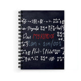 Plan To Gift Sin Cos Mathematic Spiral Wiro Unruled Blank Pages Notebook Diary Journal Drawing Book SizeA5(6X9 Inches) (Sin Cos