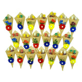 Soul Artisan Thamboolam Return Gift Set (Pack of 20) Traditional Handmade Small Jute BOU|Quet Tamboolam for Religious Ceremony