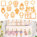 Puocaon Pumpkin Polymer Clay Cutters - 9 Pc Fall Earrings Clay Cutters for Jewelry, Thanksgiving