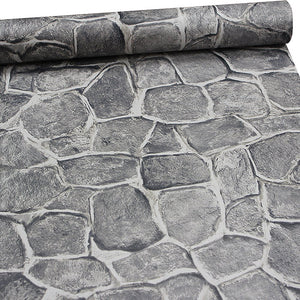 11 Yards Stone Wallpaper Peel and Stick Removable Castle Tower Rustic Contact Paper Self Adhesive Backsplash Wall Panels Decorat