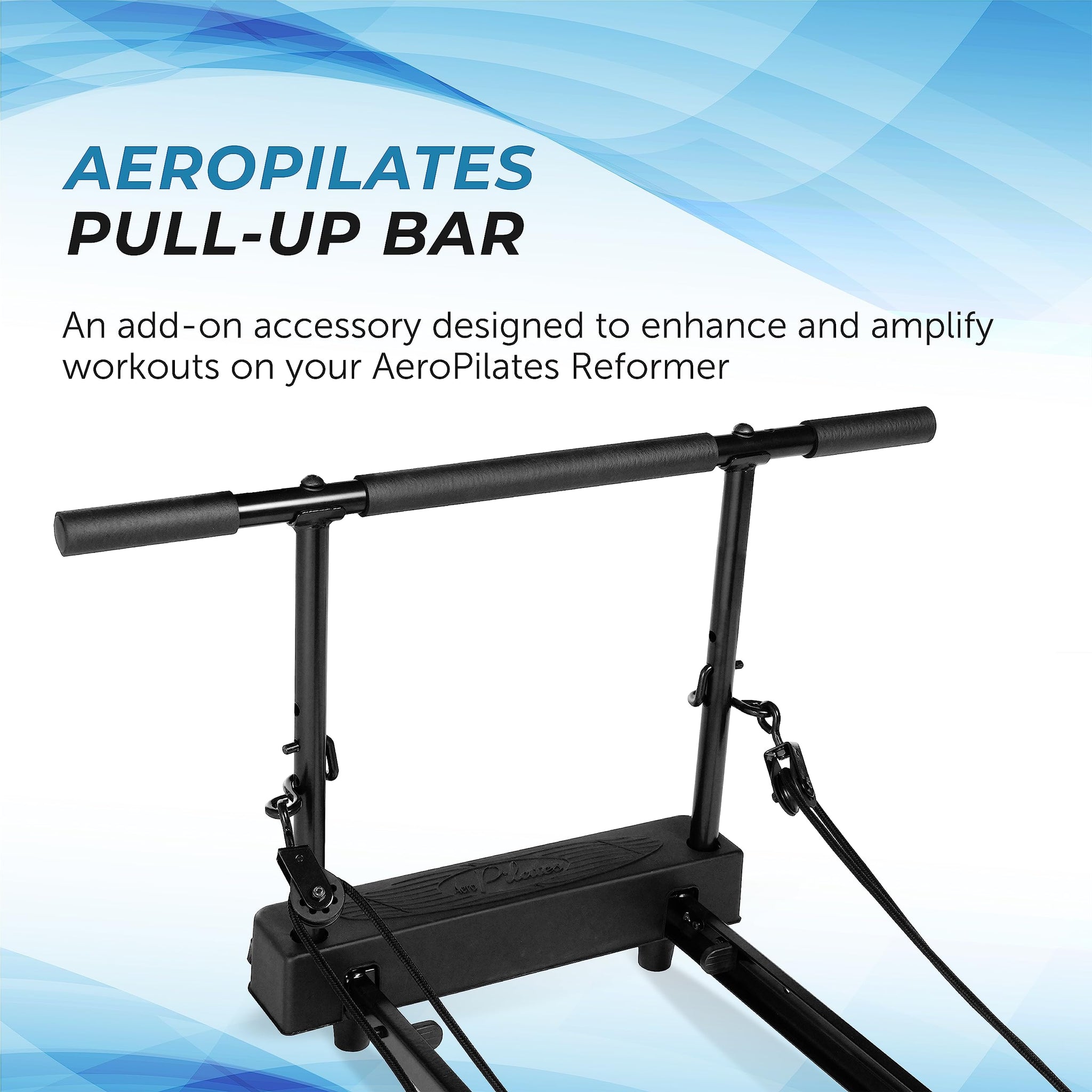 AeroPilates Pull-Up Bar - Pilates Exercise Bars - Pilates Accessories for AeroPilates Reformers - Pilates Workout for Home Gym W