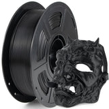 iSANMATE Rapid PLA Filament 1.75mm, Black 3D Printer Filament, Fast Printing Speed PLA, Dimensional Accuracy 0.02mm, 1kg/Spool