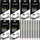 Humyoun 72 Pcs Drawing Sketching Pencil Set Professional (12b - 4h) Graphite Charcoal Gift Bulk for Artists Beginners, Pro Artis
