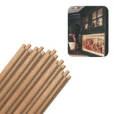 Red Oak Round Dowels (5/16 x 36, Pack of 25) | Variety of Diameters & Wood Species | Unfinished Wooden Dowel Rods for Crafts & D