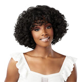 Sensationnel Dashly Wig - Unit 16 Non Lace Cap Ready to Wear Ear to Ear Lacepart Synthetic (1B OFFBLACK)