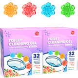 Simple Life Toilet Bowl Cleaner Gel | Fresh Flower Toilet Gel Stamp | Stops Limescale and Stains with Air Freshening Scent | Deo