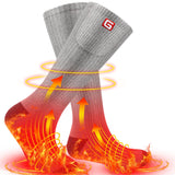 SVPRO Heated Socks for Men Women,Rechargeable Battery Heating Socks Comfortable Electric Thermal Socks Cold Weather Socks Warm W