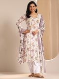 Libas Women'S Cotton Kurta Sets (99571_Off White_Xl)
