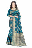 Sugathari Womens Banarasi Saree Pure Kanjivaram Silk Saree Soft new ladies 2023 Design Wear Pattu Sarees Latest Party Sari colle