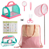 ROBOTIME Kids Explorer Kit & Bug Catcher Kit for Kids, 10PCS Outdoor Bug Catching Kit with Magnifying Glass & Net, Adventure Set