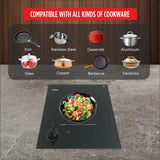 12 Wide 115V 1-Burner Radiant Cooktop