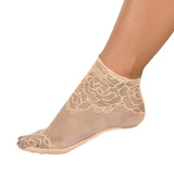 Ssoshhub Multicolour Transparent Ankle Length Cotton Net Socks For Women And Girls, Stylish