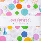 Sue Daley Designs Celebrate 10 Stacker 42 10-inch Squares Layer Cake Riley Blake 10-15330-42