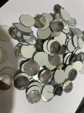 Omx Mosaic Mirror Pieces For Embroidery & Craft Making Kit For Jewellery & Crafts Making (Round Shape, 22Mm, 100 Pc)