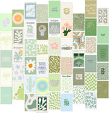 Kartmen 50 Photo Wall Collage Kit || Danish Pastel Room Decor Aesthetic 4 X 6 Inches Posters For Wall Decoration Glue Dots I