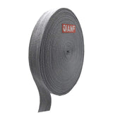 QIANF Multiple Color Twill Tape Ribbon 3/8 Wide 40 Yards Roll Webbing Herringbone Tape for Clothes Sewing Craft, Gray