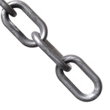 Mr. Chain Plastic Barrier Chain, Silver, 1Inch Link Diameter, 25Foot Length (1000825)