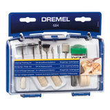 Dremel 68401 20Piece Cleaning & Polishing Rotary Tool Accessory Kit with Case Includes Buffing Wheels, Polishing Bits, and P