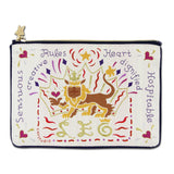 Catstudio Astrology Zipper Pouch, Leo Zodiac Sign, Celebrate July & August Birthdays with Travel Toiletry Bag, Ideal Gift for Le