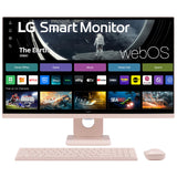 LG 27SR5BF-P 27-inch FHD (1920x1080) Smart Monitor with Streaming TV, webOS, Wireless Keyboard, Mouse, HDR10, IPS Display, webOS