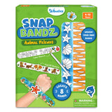 Skillmatics Craft Activity - Snap Bandz, Animals, DIY Jewelry Art & Craft Activity, Mess-Free, Creative Kit, 8 Bands (8.6), Gift