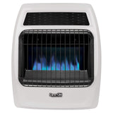 DynaGlo BFSS20NGT2N 20,000 BTU Natural Gas Blue Flame Thermostatic Vent Free Wall Heater, White