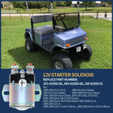 12V Starter Solenoid For Yamaha G2 G8 G9 G11 G14 G16 G20 Gas Golf Cart 1985-2002 4 Terminal Solenoid Replaces Jf2-H1950-00 Jr3-H
