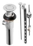 Plumb Pak 1688K PopUp Drain, Polished Chrome