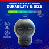 Sodapup Muttskickbutt Skull - Durable Dog Treat Dispenser & Chew Toy Made In Usa From Non-Toxic, Pet Safe, Food Safe Natural Rub