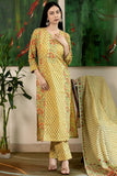 Gosriki Women'S Rayon Viscose Printed Straight Kurta With Pant & Dupatta (Sanghvi Yellow-Gs_Xl_Yellow_X-Large),Yellow,,B0F1SWDP19