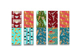 woopme Set of 5 Famous Place Image Magnetic Bookmark for Book Lovers Readers Students Gift Magnetic Page Clips Folding
