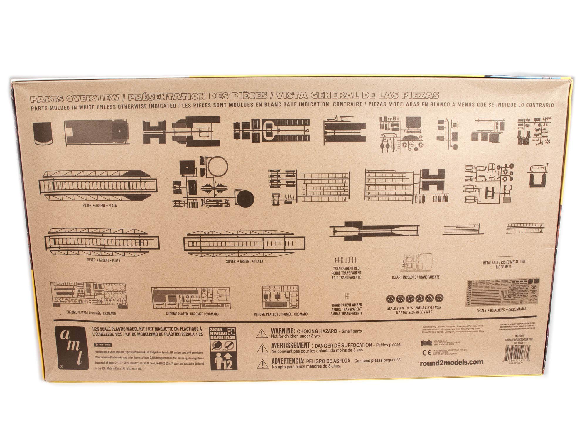 Amt American Lafrance Ladder Chief Fire Truck 125Th Scale Model Kit