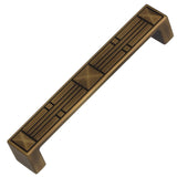 GlideRite Hardware 81929AB10 5 inch Cc Craftsman Collection Antique Brass Cabinet Pulls 10 Pack