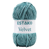 Estako Velvet Chenille Blanket amigurumi Yarn for Crocheting and Knitting Super Bulky 100 gr (132 yds) (1260 - Arona)