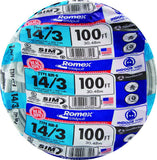 Southwire Romex Brand Simpull Solid Indoor 14/3 W/G NMB Cable 100ft coil SW 63946828