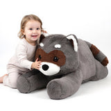 Cudhug 31.5 Large Raccoon Stuffed Animal, Giant Soft Plush Fluffy Raccoon Toy Birthday Holiday Party Gifts for Kids Girls Boys