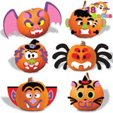 JOYIN 18 Packs Halloween Craft Foam Stickers, Arts Activities Party Supplies, Kids Party Favors, Pumpkin Decorating Kit, Jack O 