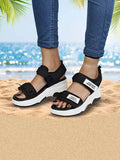 Shoetopia Lightweight Comfortable & Trendy Flatforms Black Sandals For Women & Girls-Eu38,Black,5,B0BVMM8K6C