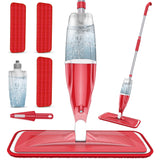 Spray Wet Mops for Hardwood Floor Cleaning: EXEGO Microfiber Dry Dust with 3 Washable Pads for Swiffer PowerMop - Flat Floor Mop