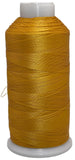 Bonded Nylon Sewing Thread #207 T210 1000yds for Outdoor, Leather (Gold)