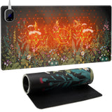 iCasso Heated Desk Pad,Heated Mouse Pad Hand Warmer, XXL Mousepad, Desk Protector Mat with 4 Heating Levels for Computer Keyboar