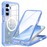 Hekodonk for Samsung Galaxy A16 Case Glitter,Compatible with MagSafe[Built-in Tempered Glass Screen Protector & Camera Lens Prot