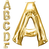 Anagram Letter A Gold Foil Balloon, 34
