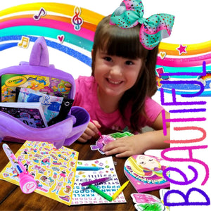 Jumbo Rhinestone Hair Bow - Cheer Bows for Girls, Toddlers, Pink and Blue Ribbon Fashion Accessories (Aqua Pink/Rhinestone)